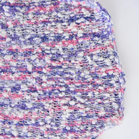 Vintage Gloria Vanderbilt Purple & Pink Knit Scoop Neck Sweater M - Picture 10 of 13